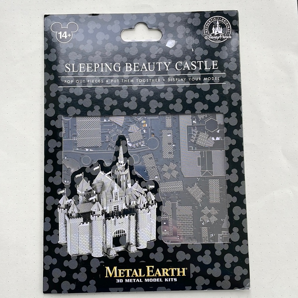 Disney Parks Sleeping beauty castle Metal Earth 3D Model Kit.